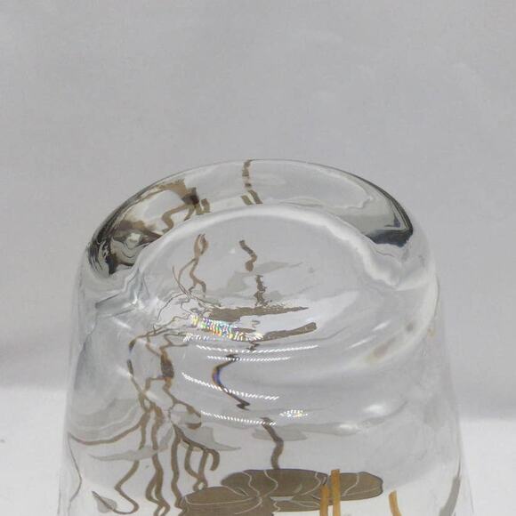 European Collection Shangri-La Crystal Vase 12K Gold 1987 Turkey - Picture 4 of 6